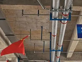 白银管廊支架的安装方法